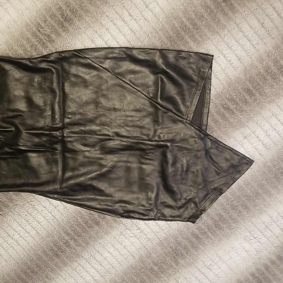 Sexy Faux Leather Dress - Picture 2 of 12